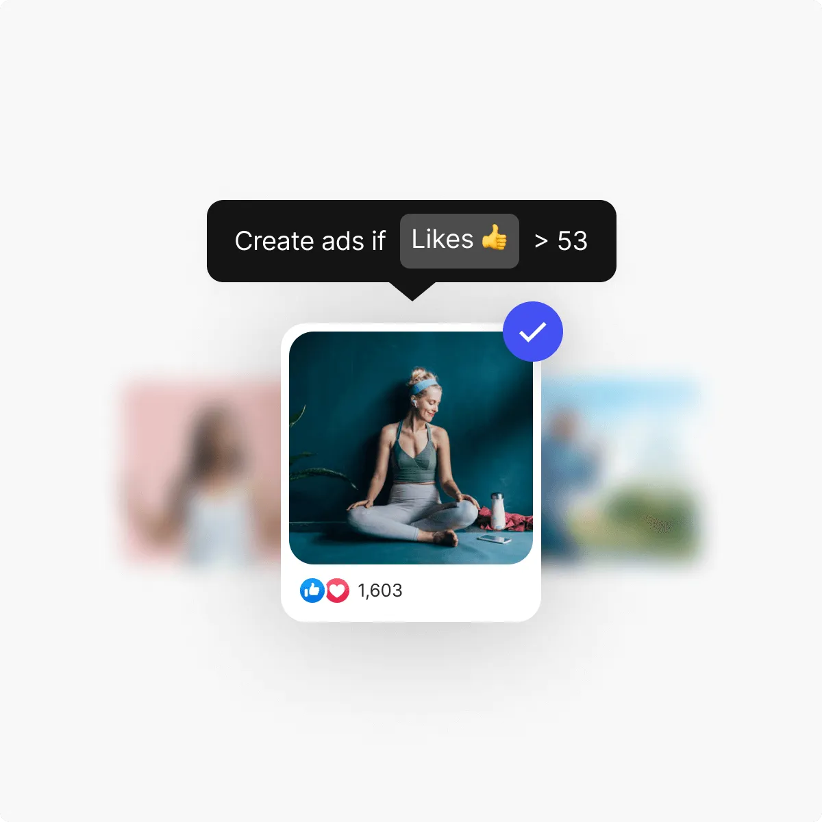 A Facebook post automatically turned into an ad once its likes pass a set number
