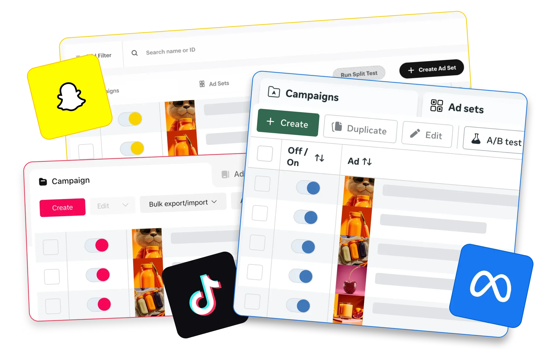 Launch ads in bulk
